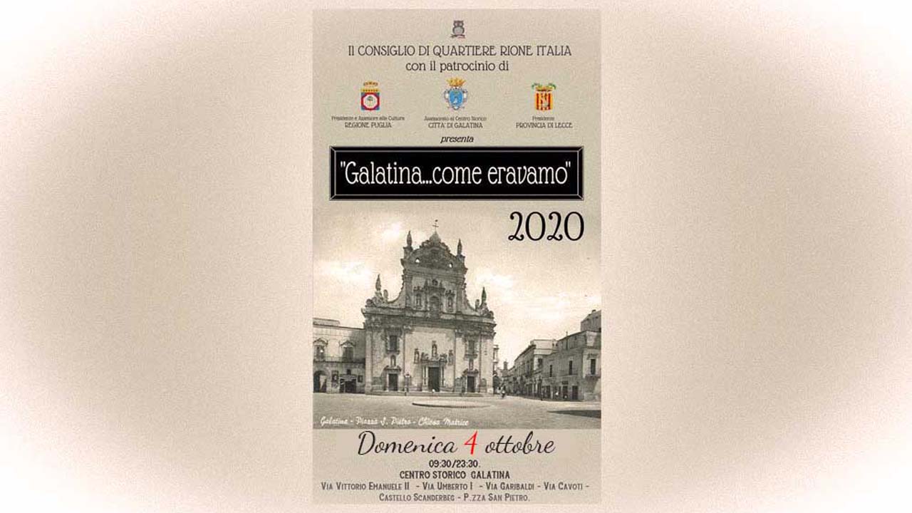 Come eravamo 2020 Galatina