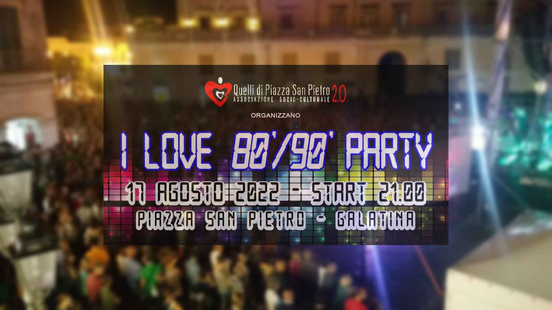 I Love Party 80/90 2022