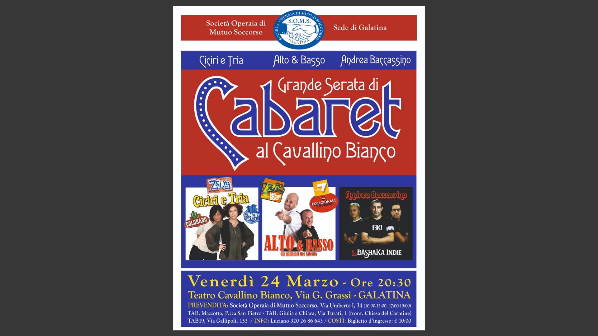 CABARET Cavallino Bianco Galatina