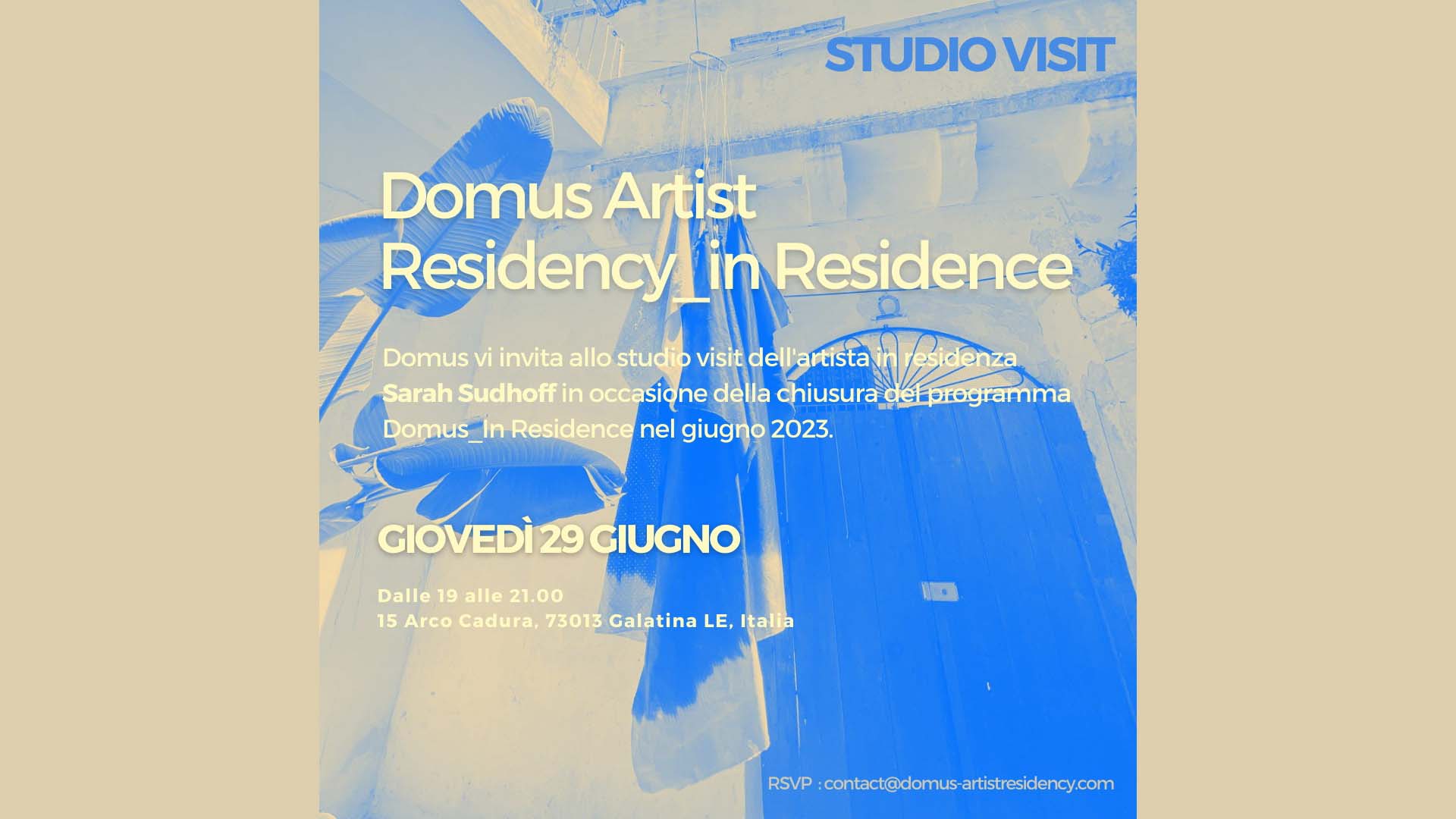 Domus Artist Residency “The Past is Ever Present”