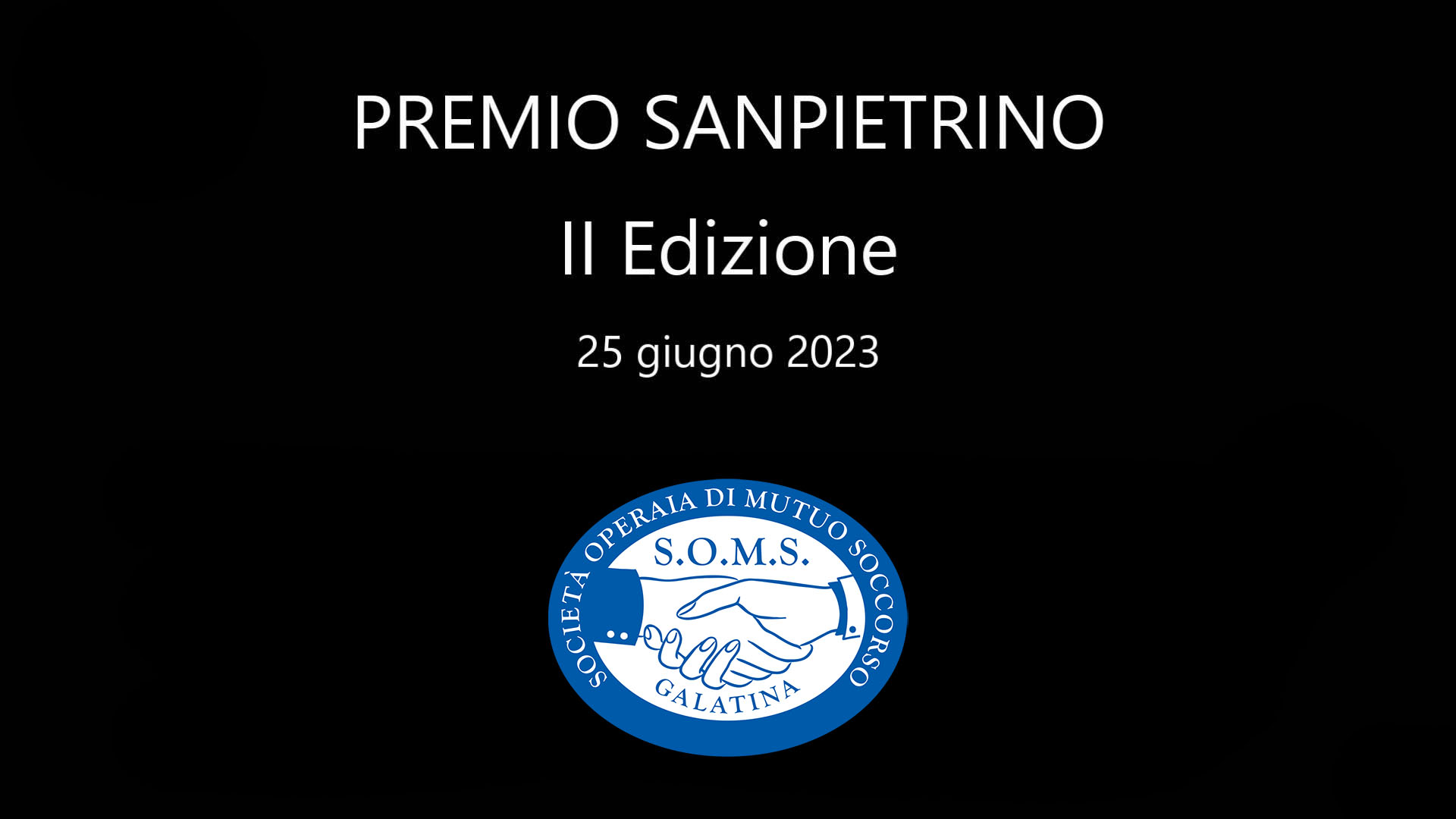 Premio SANPIETRINO 2023 – Società Operaia Galatina