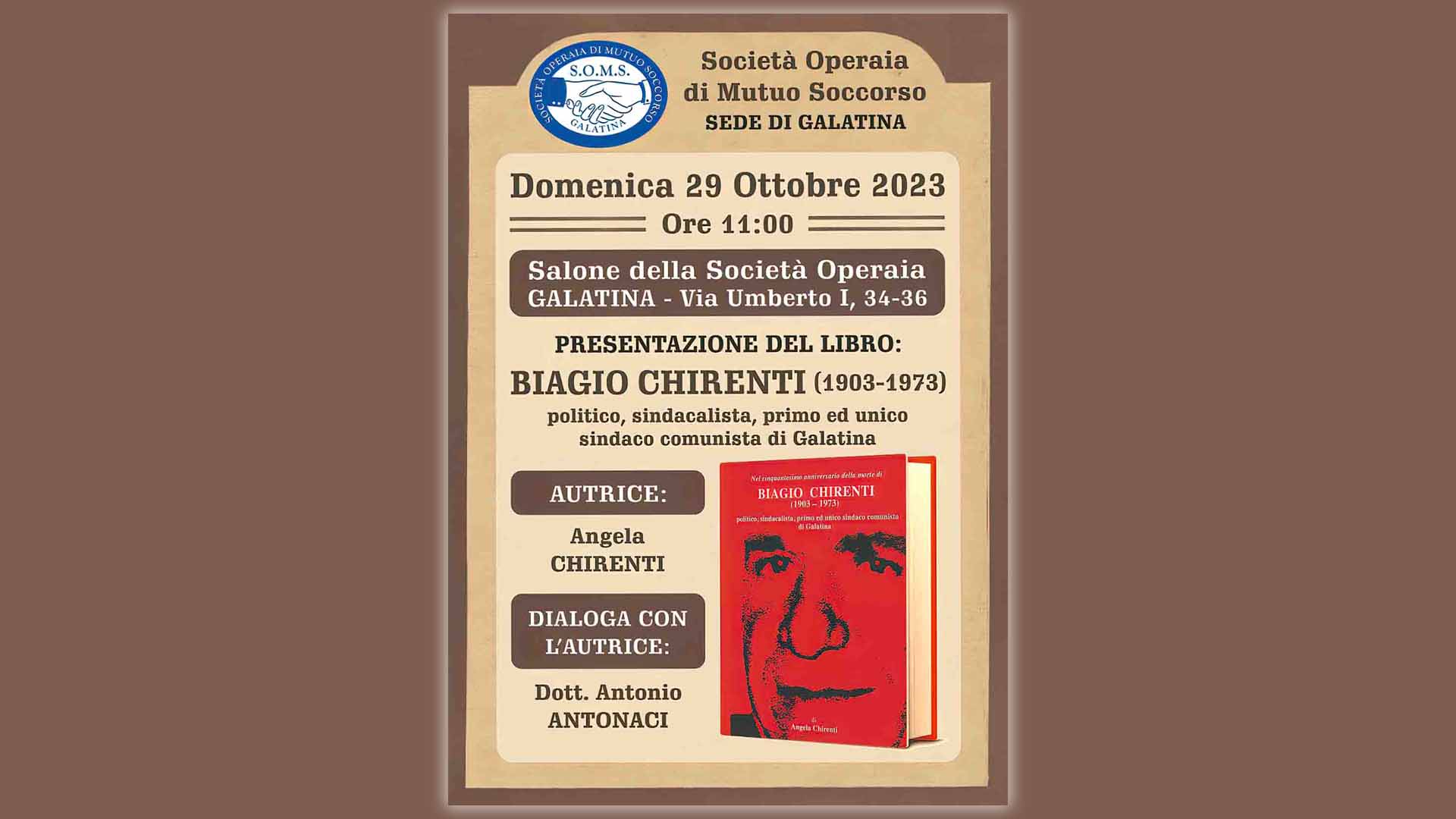 Presentazione Libro - Biagio Chirienti