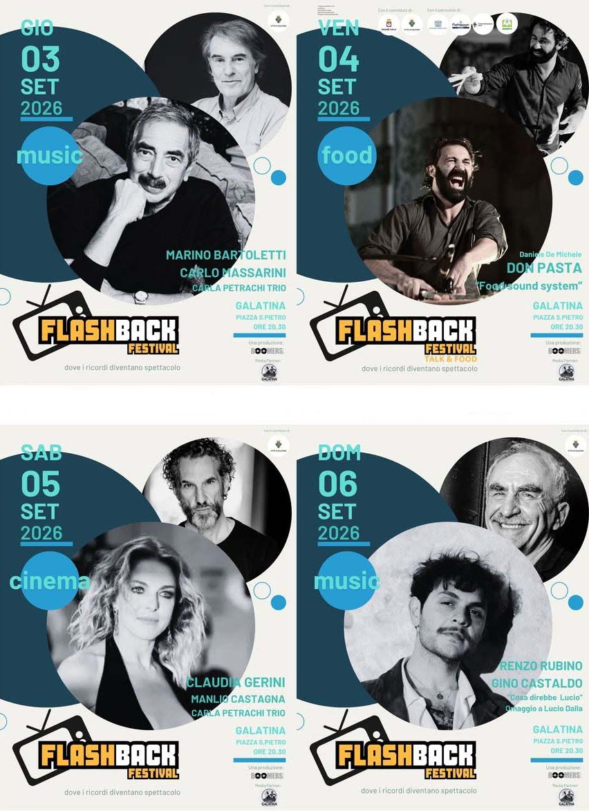Flashback Festival -talk + show - Galatina 2026