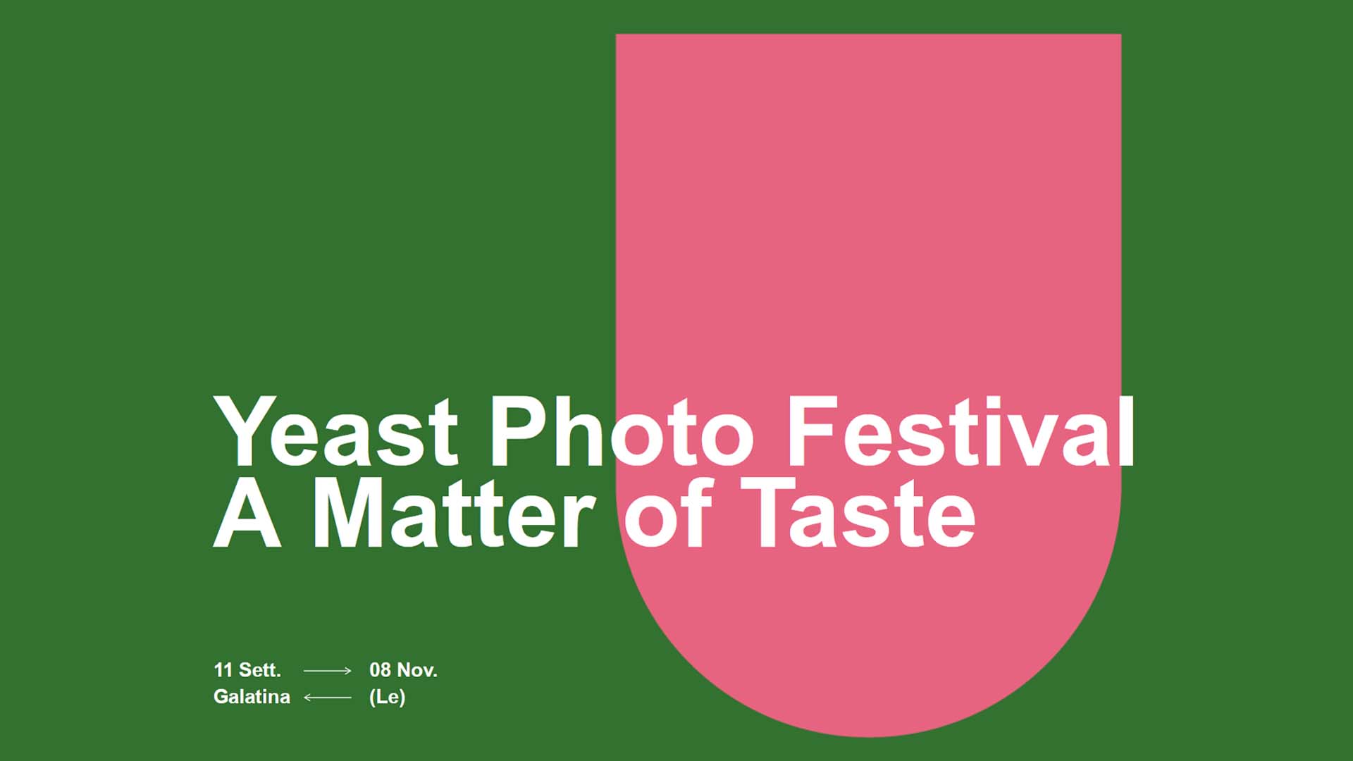 Yeast Photo Fwstival 2026 - Galatina